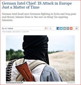BfV varnar för IS-attack Tyskland